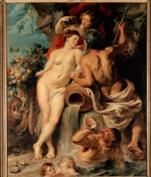 hermitage/rubens, pieter paul - the union of earth and water (antwerp and the scheldt)